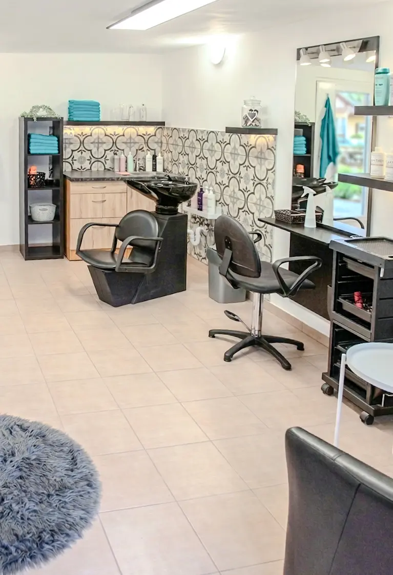 Interiér kadeřnictví Lucie